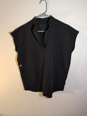 Figs Scrub Top Black Technical Collection Women's XS - Image 1 of 4