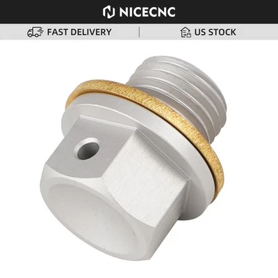 NICECNC Magnetic Oil Drain Plug For Suzuki RM125 RM250 RMZ250 DRZ250 DRZ400S/SM - Image 1 of 4