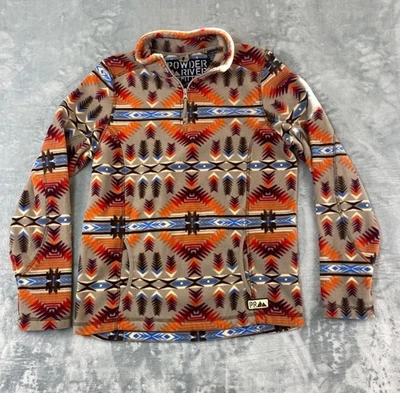 Powder River Outfitters Panhandle Fleece XL Aztec Quart Zip  Southwestern - Image 1 of 4
