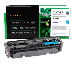 NEW CLOVER HP LASERJET 410A CYAN CF411A TONER CARTRIDGE - Picture 1 of 4