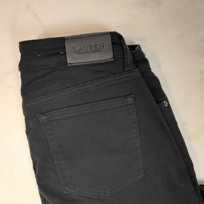 Lauren Ralph Lauren Woman's Black Jeans Size 8 (#H1/28) - Image 1 of 4