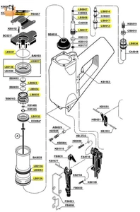 Neu O-Ring Ersatz Rebuild Kit für Senco SN4 SN IV Streifennagler - Bild 1 von 12