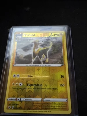 Pokémon TCG Boltund 76/202 Reverse Holo Foil Card Near Mint - Image 1 of 2