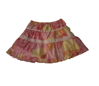 Lilly Pulitzer Skirt Pink Rose /Embroidery Scallop Girls 16 - Image 1 of 4