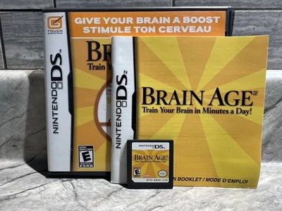 Brain Age: Train Your Brain in Minutes a Day - Nintendo DS - CIB COMPLETE - Image 1 of 4