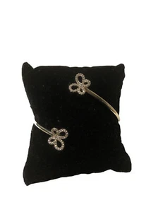 Mariposa Oro Laminado Pulcera Adjustable 18k Gold Plated Bangle Butterfly - Picture 1 of 2