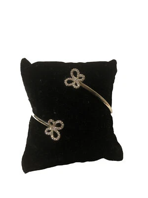 Brazalete Mariposa Oro Laminado Pulcera Ajustable Chapado en Oro 18k Foto 1 de 2