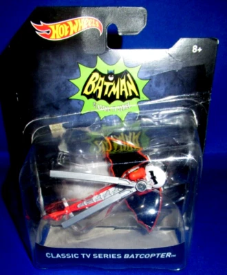 DC UNIVERSE COLLECTOR HOT WHEELS BATMAN CLASSIC TV SERIES BATCOPTER RETAPED - Image 1 of 3