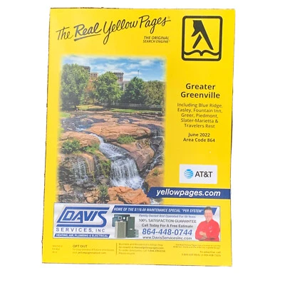 Yellow Pages Phone Book Telephone Directory Greater Greenville SC - Image 1 of 3
