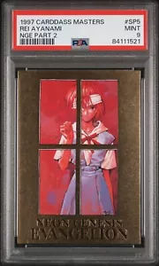 Neon Genesis Evangelion Rei Ayanami #SP5 | 1997 Carddass Masters - PSA 9 - Imagen 1 de 2