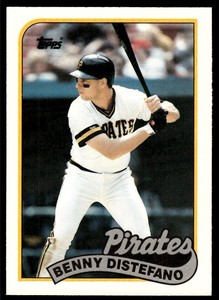 1989 Topps Benny Distefano Pittsburgh Pirates #25T