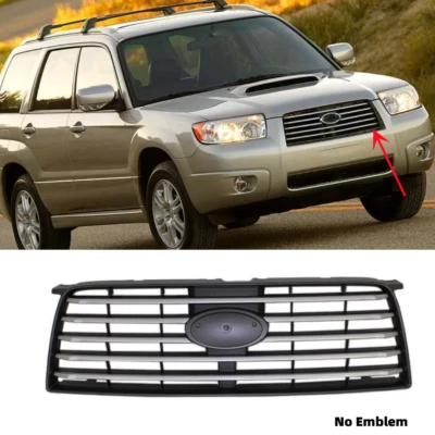For 2006 07 08 Subaru Forester 2.5X Front Bumper Upper Grille Grill 91121SA082 Foto 1 de 4