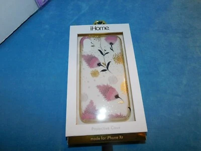 Funda Protectora iHome Iphone XR NUEVA Transparente/Rosa Floral Foto 1 de 4