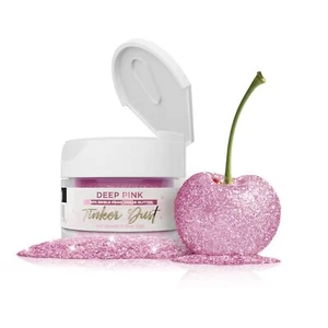 Bakell Deep Pink Tinker Dust®, 5 Gram | KOSHER Certified | 100% Edible Glitter - Picture 1 of 1