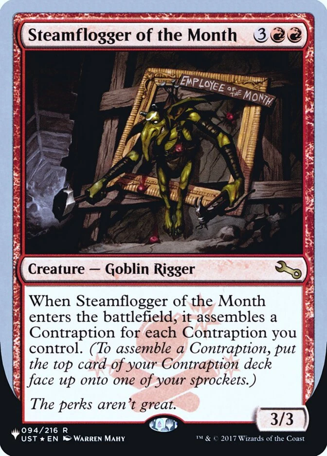 Magic the Gathering (mtg): UPLIST: Steamflogger of the Month - Rare - Foil - Image 1 of 1