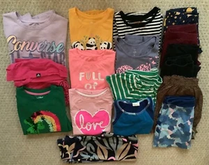 Girls Lot of 17 Shirt Tank Top Leggings Gap Kids Cat & Jack Size 10 Size 12 - Picture 1 of 9