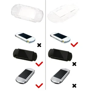Elegante klare Schutzschale Hartgehäuse für PSP1000/PSP2000 Spielekonsole - Bild 1 von 10