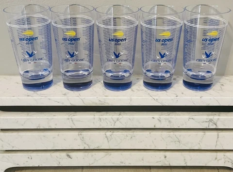 5 US OPEN 2022 TENNIS GREY GOOSE VODKA HONEY DEUCE PLASTIC TUMBLER CUPS LIMITED Cover