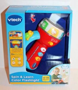 VTech Spin & Learn Color Flashlight Educational Baby Toy 12-36 Months NEW - Picture 1 of 2