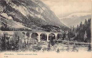 Schweiz - Preda (GR) Albula-Bahn - Viadukte unterhalb Preda - Verlag Metz & Laut - Bild 1 von 2