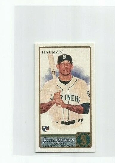 GREG HALMAN (Seattle Mariners) 2011 TOPPS ALLEN & GINTER MINI ROOKIE CARD #86 - Image 1 of 1