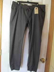 NWT Boy's LEVI STRAUSS & CO. JOGGER ELASTIC CUFF GREY SOLID Size LARGE HUSKY - Picture 1 of 8