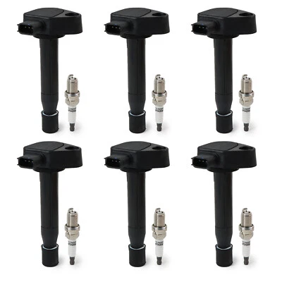 6X Ignition Coil Spark Plug UF242 For 2001-2006 Acura MDX V6 3.5L Honda Odyssey - Image 1 of 4