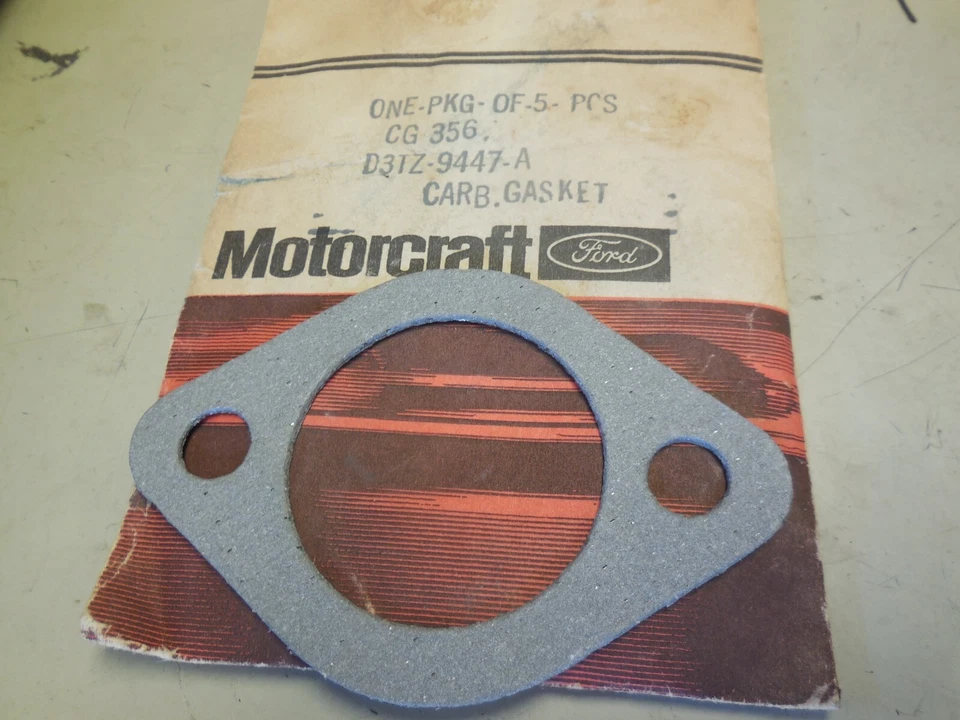 Junta de carburador D3TZ-9447-A Ford F100 F250 F350 240 300CI 1973-1976 Foto 1 de 1