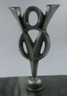 classic ford V8 symbol  hotrod car hood ornament 