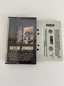 Waylon Jennings Cassette It's Only Rock & Roll Excellent Condition - Picture 1 of 3