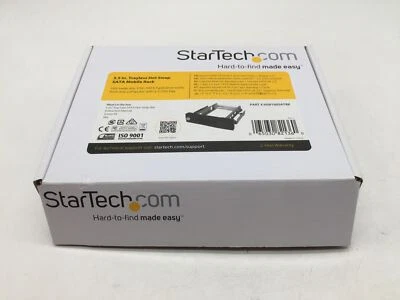 NEW StarTech 3.5" Trayless Hot Swap SATA Mobile Rack FREE S/H - Image 1 of 3