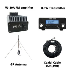 FU-30A 30W Wzmacniacz FM Nadajnik nadawczy + zestaw antenowy 0,5w Exciter GP100 - Zdjęcie 1 z 9