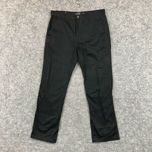 Giordano Mens Khaki Pants Size W34 Mid Rise Tapered Black Regular 37.06