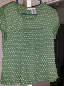 No Boundaries Juniors Womens Shirt Top Size XXL 19 2XL 2X Large Green Apples - Picture 1 of 3