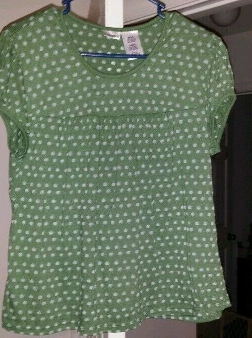 No Boundaries Juniors Womens Shirt Top Size XXL 19 2XL 2X Large Green Apples - Image 1 of 3