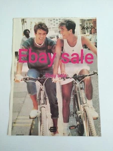 WHAM GEORGE MICHAEL ANDREW RIDGELEY BRUCE SPRINGSTEEN GREEK MAGAZINE POSTER - Picture 1 of 2