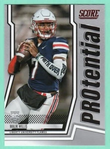 2022 SCORE PROTENTIAL PMW MALIK WILLIS RC RED FOIL TITANS ROOKIE QB - Picture 1 of 1