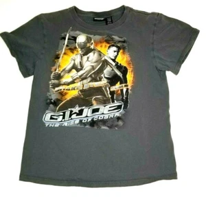 2009 GI Joe T-shirt Snake Eyes Boys Size 18 The Rise of Cobra Vintage (T1A) - Picture 1 of 3