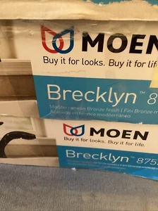 READ Moen Brecklyn 87557BRB Pullout Kitchen Faucet - Bronze - Picture 1 of 2