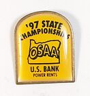 Osaa Us Bank Oregon 1997 State Championships Lapel Hat Pin
