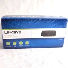 Linksys (SE1500) 5-Port-Ports External Ethernet Switch Black - Factory Sealed