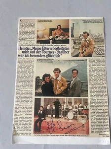 HEINTJE "Schlager" signed signiert Magazinseite 21x29 Autogramm autograph - Picture 1 of 1