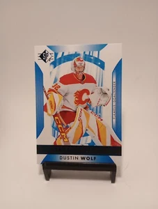 2023-24 UD SP Authentic DUSTIN WOLF #116 Rookie Authentics - Calgary Flames - Picture 1 of 2