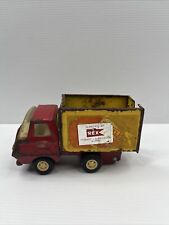 Vintage Mini Tonka Van Truck 997 Panel Dump Truck Metal Die Cast Yellow Red