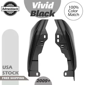 Deflectores de aire Vivid negro de marco medio para Harley Street Road Electra Glide 09+ - Imagen 1 de 9