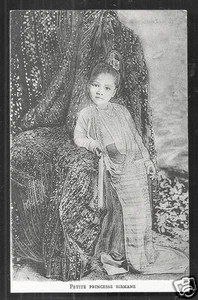 Burma kleine Prinzessin Kostüm Royalty Mission ca 1905 - Bild 1 von 1