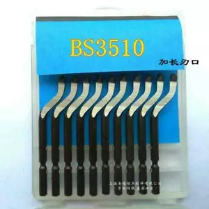 10pcs Heavy Duty 3.2mm Swivel blade S35 BS3510 , deburring blades, VinGence 219 - Picture 1 of 2