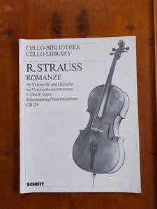 R.Strauss Romanze in F major o. op AV 75/op 13 for Cello and Piano Schott - Picture 1 of 1