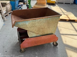 Spänemulde Kippmulde Gabelstapler Stapler Mulde Lorre Stapler Maschinen Palette - Bild 1 von 12
