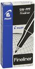 Pilot Fineliner 1.2 mm Tip - Black, Box of 12